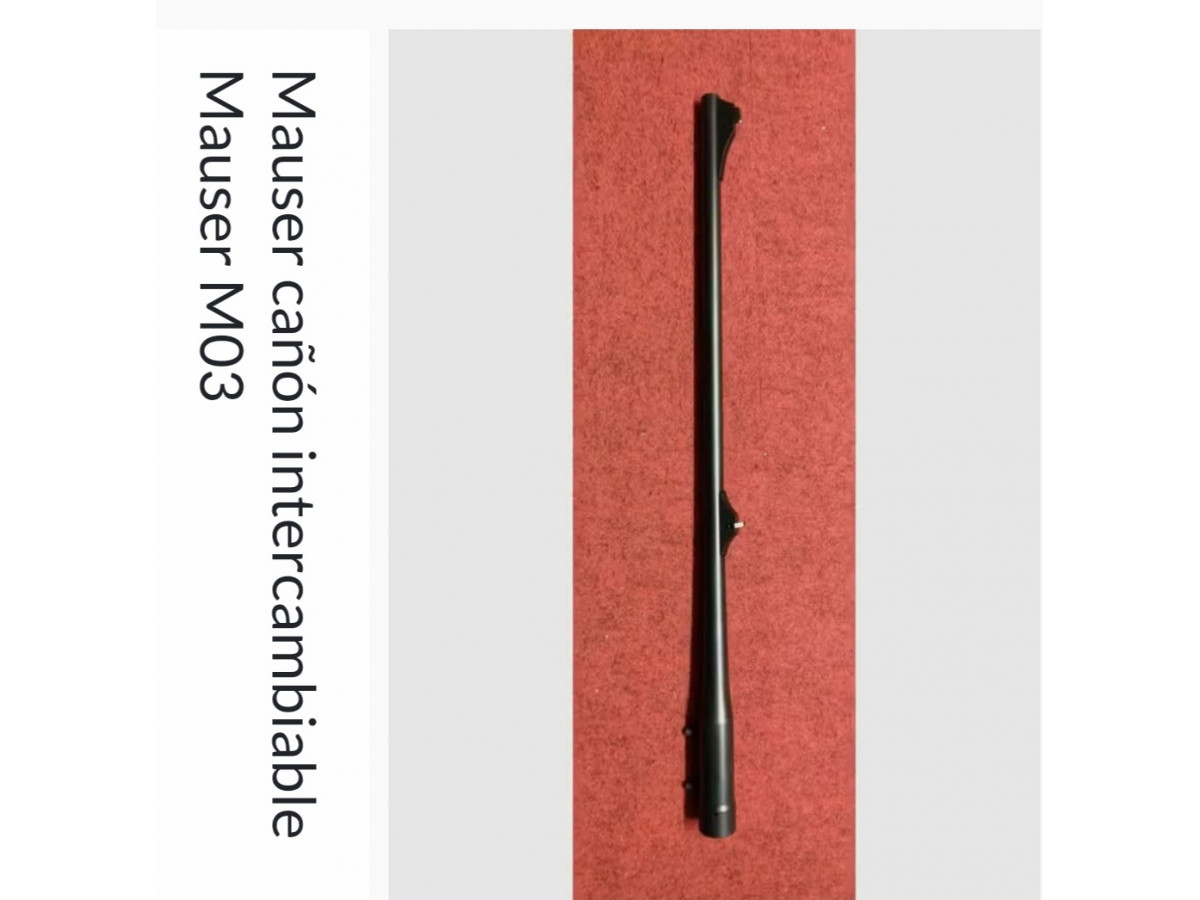 Cañón Máuser M03 C. L. 6'5x55 SE 56ctm miras metálicas gran