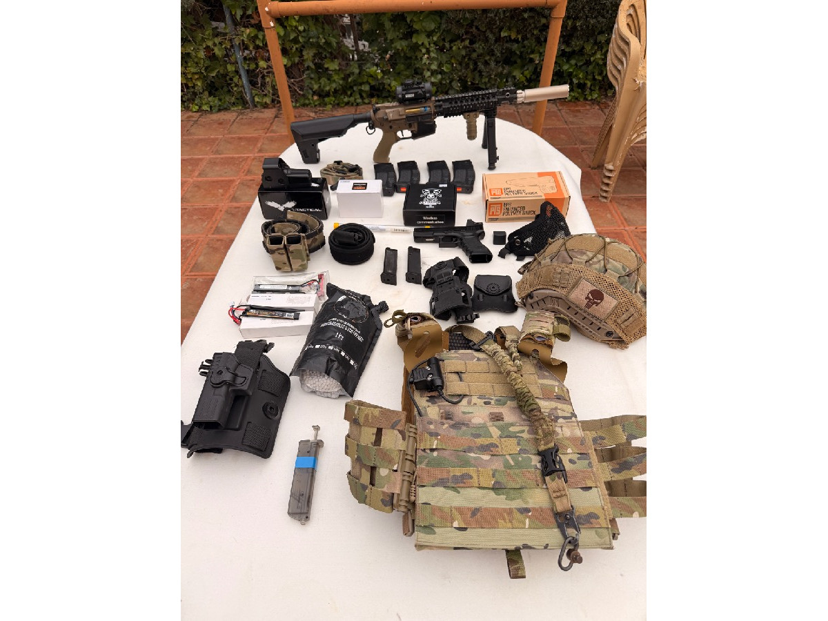 Equipo completo de Airsoft