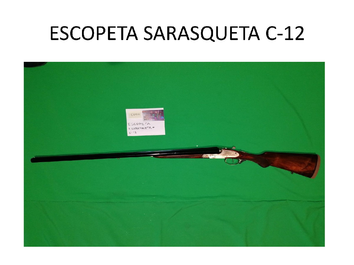 Escopeta Sarrasqueta calibre 12