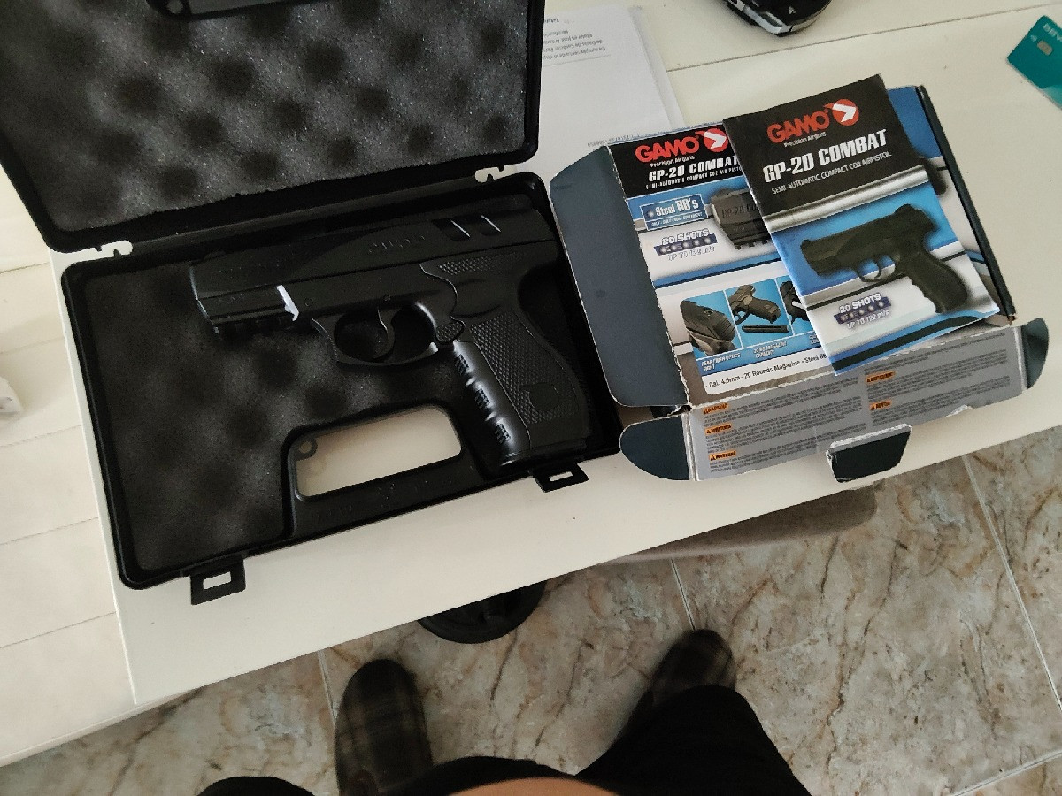 Pistola gamo de aire comprimido