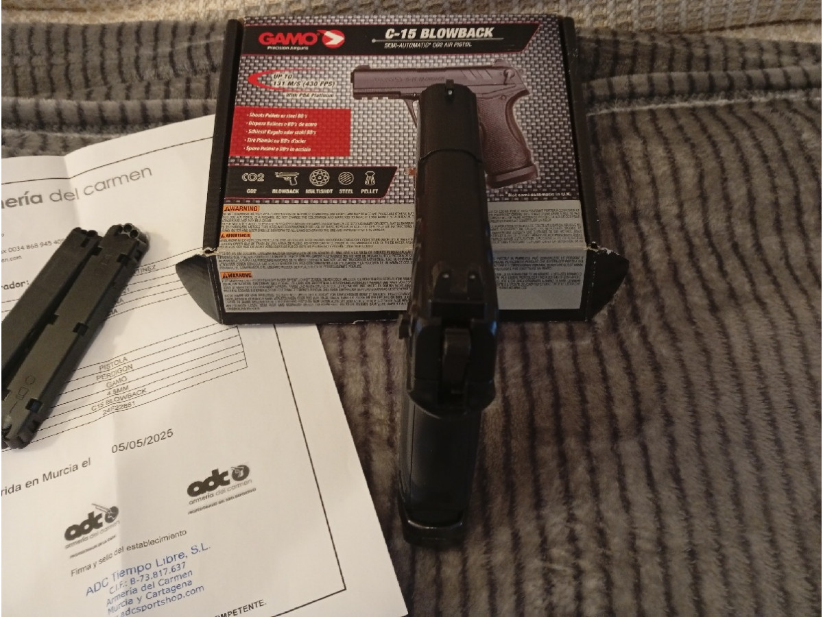 Pistola Gamo C15 Blwback