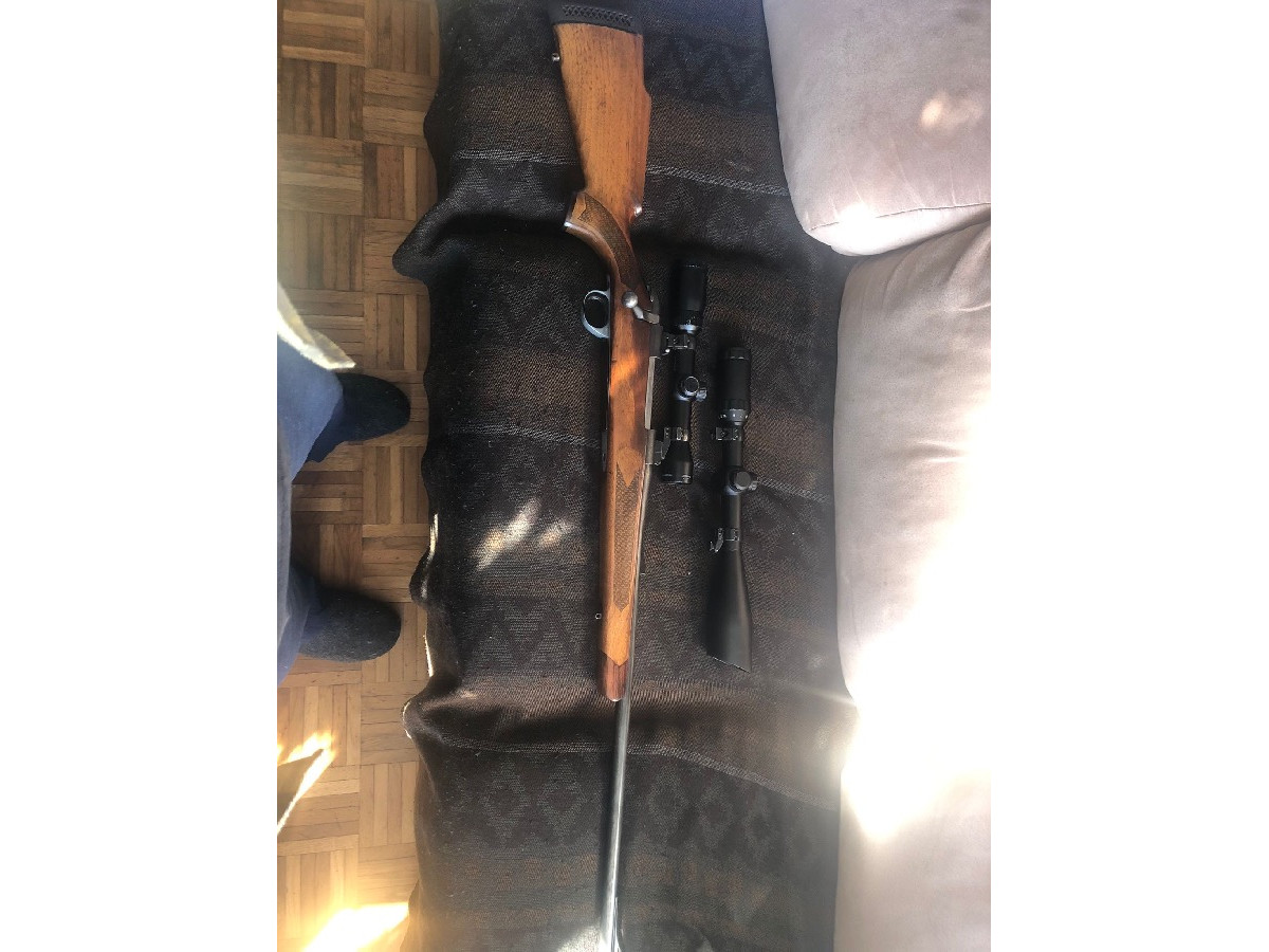 Rifle Bsa calibre 270win y dos visores con anillas apel.