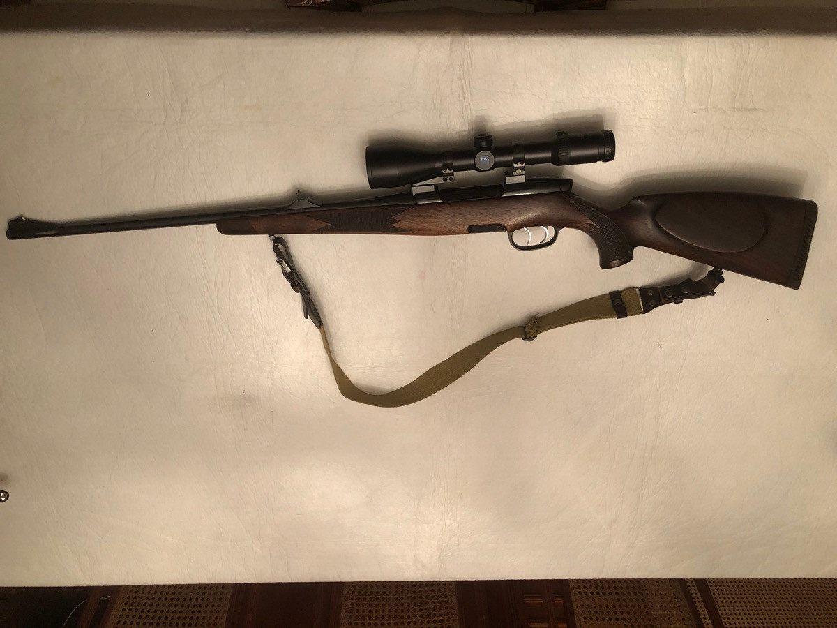 Rifle de cerrojo MANNLICHER cal. 3006 con visor Zeiss