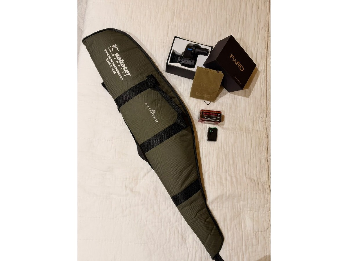Rifle Rossi cbc 17hmr con visor nocturno aclopable