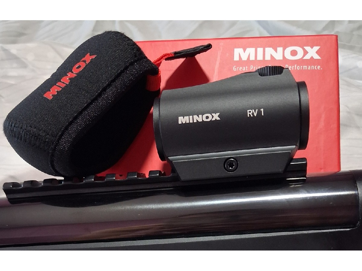 Visor Minox RV 1 Punto Rojo (2 MOA) . 1 dia de uso