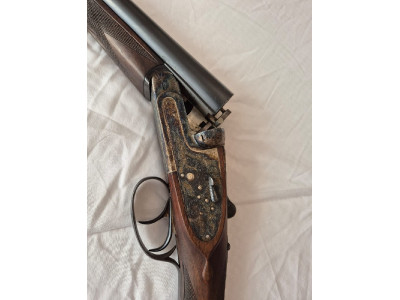 2 Escopetas paralelas Aya PR calibre 12. Expulsoras