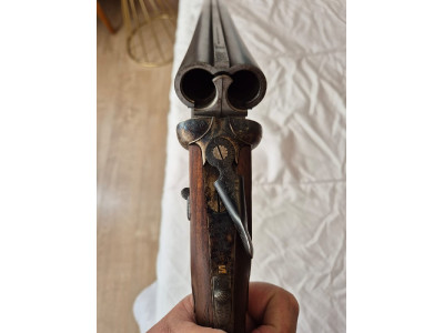 2 Escopetas paralelas Aya PR calibre 12. Expulsoras