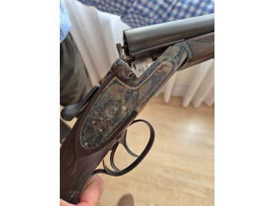2 Escopetas paralelas Aya PR calibre 12. Expulsoras
