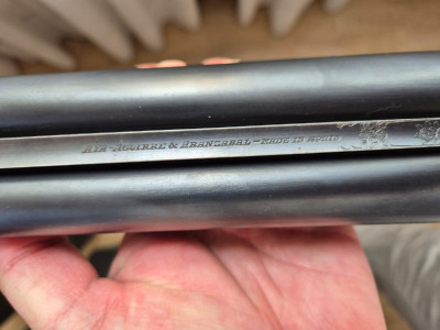 2 Escopetas paralelas Aya PR calibre 12. Expulsoras