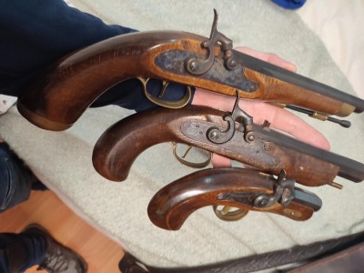3 Pistolas avancarga