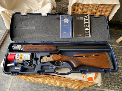 Beretta  686 E  cañon 76cm zurdos con culata regulable