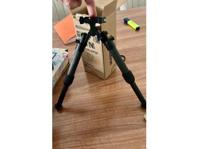 Bipode rifle fibra carbono