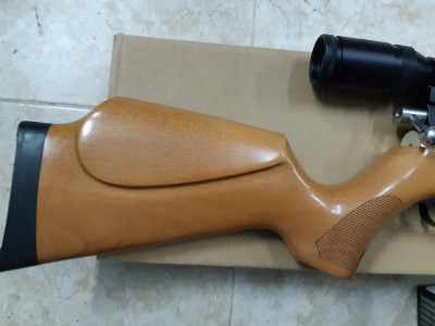 CARABINA AIRE COMPRIMIDO PCP Cal. 5,5 CON VISOR