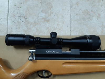 CARABINA AIRE COMPRIMIDO PCP Cal. 5,5 CON VISOR