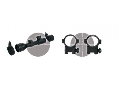 Carabina COMETA FUSION BLACK 5,5 + VISOR LEAPERS UTG 3-9x40