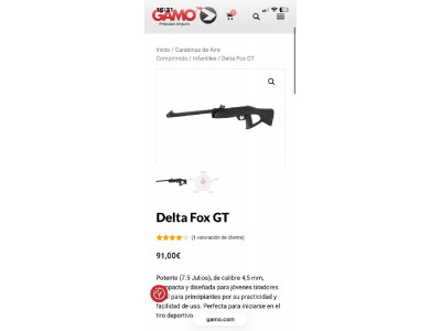Carabina gamo delta fox 4,5mm
