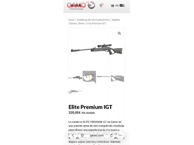 Carabina Gamo élite premium igt