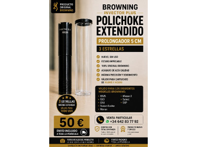 Choke browning inv plus 5cm 3 estrellas