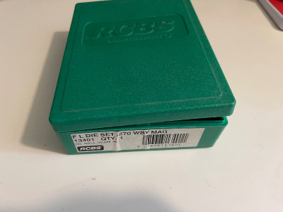 Dies RCBS 270 WBY MAG