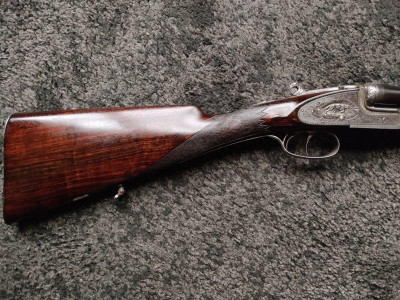 Escopeta de colección. Paralela Crucelegui Hermanos