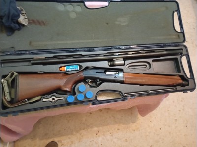 Escopeta Beretta Urica del 12 y Rifle Browning del 22