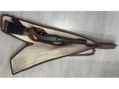 Funda en piel para rifle con viisor