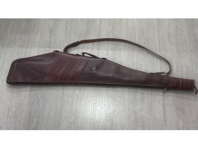 Funda en piel para rifle con viisor