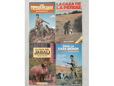 LOTE DE LIBROS DE CAZA