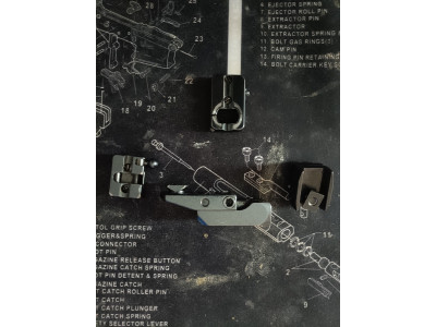 Monturas apel para visor Zeiss carril
