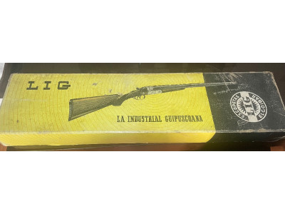 Escopeta Paralela LIG Calibre 12 Caja Original