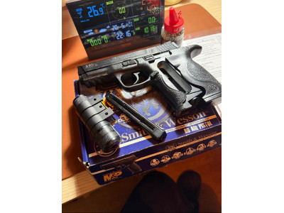 Pistola bolas acero 4,5mm smith &Wesson