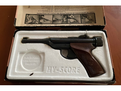 Pistola de aire comprimido Hy-Score 800 1950 EE.UU.