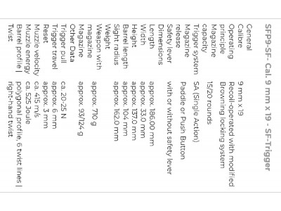 PISTOLA HK SFP9 9mm pb