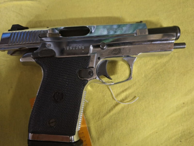 pistola star niquelada cal 9mm