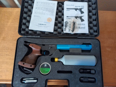Pistola tiro olímpico co2