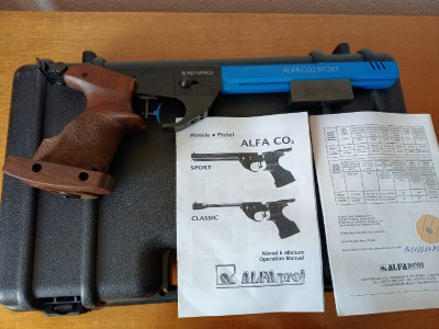Pistola tiro olímpico co2