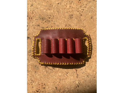 Porta Balas Artesanal de Cuero (personalizable)