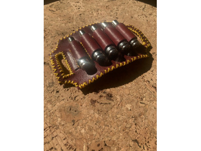 Porta Balas Artesanal de Cuero (Personalizable)