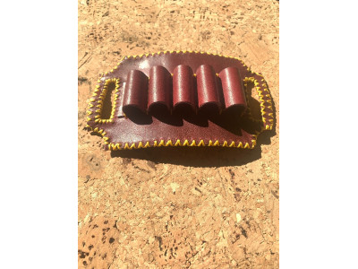 Porta Balas Artesanal de Cuero (personalizable)