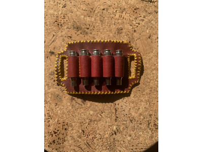 Porta Balas Artesanal de Cuero (personalizable)