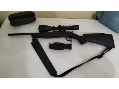 Rifle 243 Bergara con mira y visor