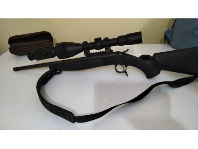 Rifle 243 Bergara con mira y visor