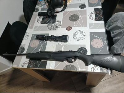 Rifle Benelli Argo sintético calibre 9'3x62 ano 2020 finales
