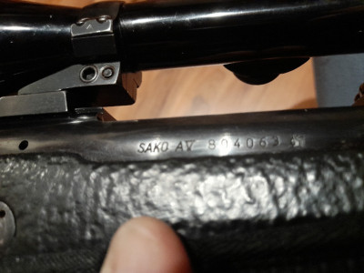 Rifle cerrojo sako 7mm