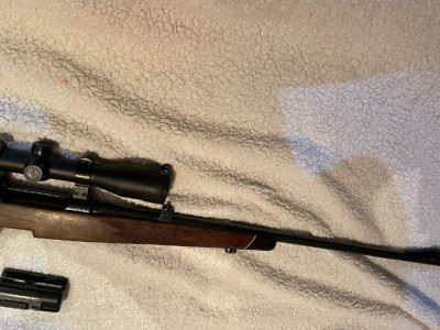 Rifle con visor impecable