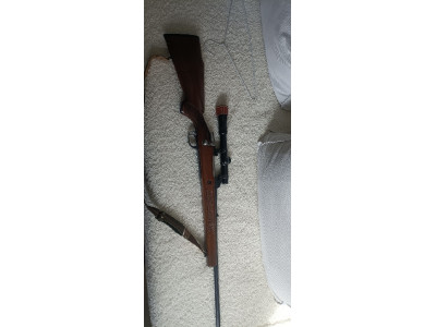 rifle de caza mayor fabricado por Santa barbar