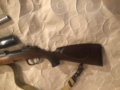 Rifle de cerrojo MANNLICHER cal. 3006 con visor Zeiss