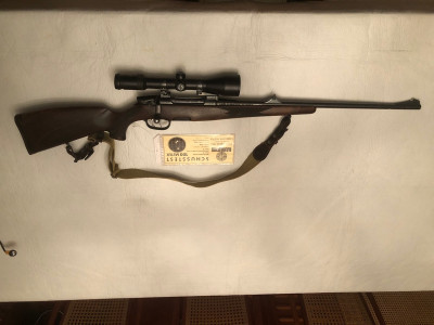 Rifle de cerrojo MANNLICHER cal. 3006 con visor Zeiss