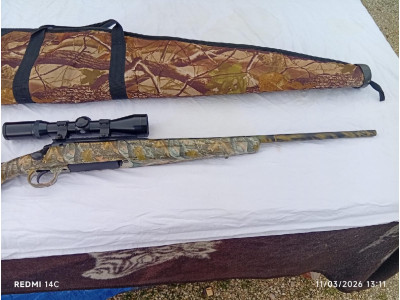 Rifle de cerrojo Savage 30-06 muy cuidado