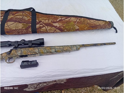 Rifle de cerrojo Savage 30-06 muy cuidado